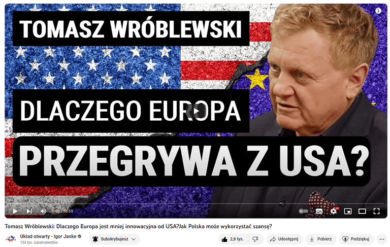 Dlaczego Europa przegrywa z USA?
