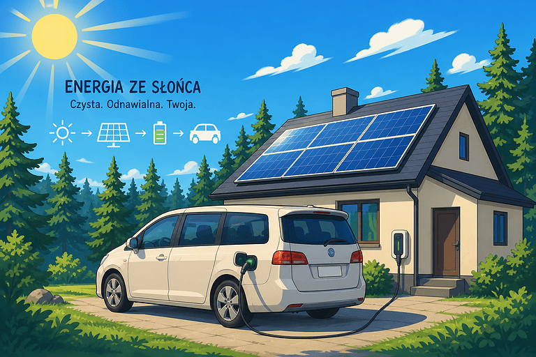 Jak za 1150 zł zrobiłem inteligentne ładowanie auta elektrycznego z nadwyżek słońca